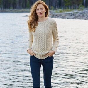 L.L. Bean Fisherman Tunic Sweater